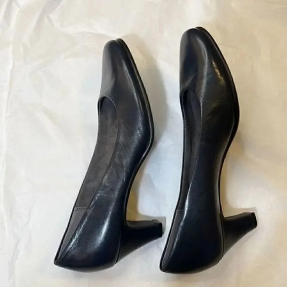 Aerosoles Heelrest blue block heels size 10 - Picture 3 of 6